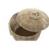 Set de Coșuri DKD Home Decor Maro Multicolor Natural Iută Metal Boho 51 x 51 x 48 cm