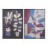 Tablou DKD Home Decor 83 x 4,5 x 123 cm Květiny Modern (2 Unități)