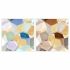 Tablou DKD Home Decor 103 x 4,5 x 103 cm Abstract Modern (2 Unități)