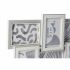 Ramă Foto DKD Home Decor 60 x 3 x 32 cm Geam Gri Maro Lemn MDF Urban (2 Unități)