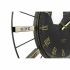 Ceas de Perete DKD Home Decor Geam Argintiu Negru Auriu* Fier 70 x 7 x 70 cm (2 Unități)