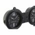 Ceas de Perete DKD Home Decor Geam Negru Fier (58 x 6.5 x 18 cm)