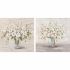 Tablou DKD Home Decor 90 x 2,4 x 90 cm Vază Shabby Chic (2 Unități)