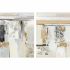 Tablou DKD Home Decor 90 x 2,4 x 120 cm Abstract Modern (2 Unități)