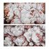 Tablou DKD Home Decor 120 x 3 x 60 cm Květiny Romantic (2 Unități)