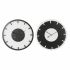 Ceas de Perete DKD Home Decor 50 x 3,5 x 50 cm Negru Alb Vintage Lemn MDF (2 Unități)