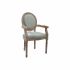 Fotoliu DKD Home Decor Gri Poliester Lemn Lemn de cauciuc Plastic 55 x 46 x 95 cm 55 x 57 x 95 cm