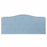 Tăblie de Pat DKD Home Decor Albastru Bej Celeste Lemn de cauciuc 146 x 6 x 68 cm