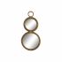 Oglindă de perete DKD Home Decor 41 x 2 x 83 cm Geam Natural Maro Tropical