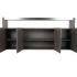Servantă DKD Home Decor Geam Gri Aluminiu Dub Sticlă Temperată (165 x 39 x 76 cm)