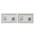 Ramă Foto DKD Home Decor Geam polistiren Auriu* Argintiu Tradiţional 47 x 2 x 29 cm (2 Unități)