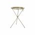 Masa laterală DKD Home Decor Auriu* Alamă (47,5 x 47,5 x 64,5 cm)