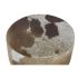 Taburet DKD Home Decor Alb Maro Natural Piele Lemn 42 x 42 x 77 cm