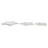 Decorațiune pentru Centrul Mesei DKD Home Decor 57 x 54 x 3 cm Alb Shabby Chic murat (3 Piese)