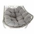 Fotoliu de grădină suspendat DKD Home Decor 82 x 75 x 125 cm Metal ratan sintetic Gri deschis (82 x 75 x 125 cm)