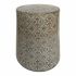 Masa laterală DKD Home Decor Albastru Bej Lemn 32,5 x 32,5 x 42 cm