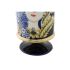Vază DKD Home Decor Față Porțelan Albastru 11 x 11 x 25 cm Multicolor
