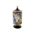 Vază DKD Home Decor Față Porțelan Albastru 11 x 11 x 25 cm Multicolor