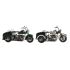 Figură Decorativă DKD Home Decor Negru Verde Motocicletă Vintage 16 x 37 x 19 cm (2 Unități) (1 Unități)