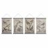Pânză DKD Home Decor Păsări 60 x 2 x 90 cm Cottage (4 Piese)