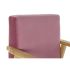 Fotoliu DKD Home Decor Roz Poliester Lemn MDF (61 x 63 x 77 cm)