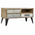Mobilă TV DKD Home Decor Metal Lemn de mango (100 x 40 x 50 cm)