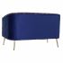 Canapea DKD Home Decor S3021761 Auriu* Liliachiu Metal Plastic