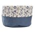 Coș pentru rufe murdare DKD Home Decor Albastru Alb Plastic 30 x 30 x 40 cm