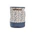Coș pentru rufe murdare DKD Home Decor Albastru Alb Plastic 30 x 30 x 40 cm