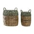 Set de Coșuri DKD Home Decor Ratan (33 x 33 x 40 cm)