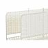 Suport pentru reviste DKD Home Decor Alb Natural Metal răchită Boho 36,5 x 15 x 41 cm