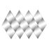 Oglindă de perete DKD Home Decor Negru Modern Romb 120 x 2 x 80 cm