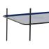Consolă DKD Home Decor Negru Albastru Metal Modern (70 x 27 x 45 cm) (2 Unități)