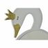 Oglindă de perete DKD Home Decor Alb Roz deschis Infantil 43 x 4 x 30 cm (2 Unități) (2 Piese)