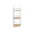 Raft de Baie DKD Home Decor Bambus Aluminiu Metal crom inoxidabil Natural 19,5 x 19,5 x 47 cm