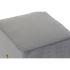 Suport pentru Picioare DKD Home Decor Scandi Gri Auriu* Metal Кадифе 42 x 42 x 45 cm