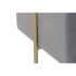 Suport pentru Picioare DKD Home Decor Scandi Gri Auriu* Metal Кадифе 42 x 42 x 45 cm
