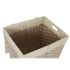 Coș pentru rufe murdare DKD Home Decor Natural Împletitură Metal Fibră (43 x 35 x 59 cm)