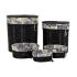 Set de Coșuri DKD Home Decor Negru Multicolor răchită 51 x 37 x 56 cm 5 Piese