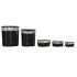 Set de Coșuri DKD Home Decor Negru Multicolor răchită 51 x 37 x 56 cm 5 Piese