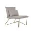 Fotoliu DKD Home Decor 66 x 78 x 75 cm Bej Auriu* Metal