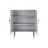 Mobilă Laterală DKD Home Decor BAR Auriu* Alb Fier Lemn de mango (85 x 45 x 110 cm)