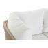 Canapea de Grădină DKD Home Decor Bej Aluminiu Въже 196 x 75 x 68,5 cm  