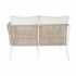 Canapea de Grădină DKD Home Decor Bej Aluminiu Въже 196 x 75 x 68,5 cm  