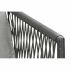 Canapea de Grădină DKD Home Decor Negru Metal Aluminiu Въже 30 x 40 cm 192 x 163 x 86 cm  