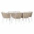 Set de Masă cu Scaune DKD Home Decor Bej 78 cm 163 x 95 x 6 cm  