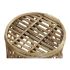Set de 3 mese DKD Home Decor 39 x 39 x 41 cm Natural răchită