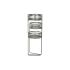 Ghiveci DKD Home Decor 3 în 1 Gri Metal Fier Loft (47 x 35 x 72 cm)