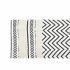 Covor DKD Home Decor Negru Zig-Zag Alb (120 x 180 x 0,7 cm)