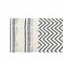Covor DKD Home Decor Negru Zig-Zag Alb (160 x 226 x 0,7 cm)